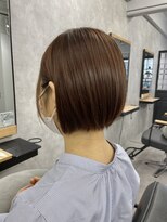 クラン 岡本(Chlan)&nbsp;ナチュラルボブ×アッシュブラウン