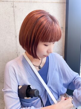 クーナバイトマト 横浜(Cuna by TOMTO) 【MISATO】オレンジブラウン_似合わせボブ