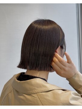 ガリカ 博多駅前(Gallica) 耳かけも◎ぷつっとボブxアッシュベージュ