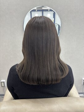 ソア 並木坂(Soa) 韓国ヘア/前髪カット/レイヤーカット/ベージュ/ミディアム