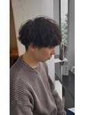 ツイストスパイラルパーマ×ラウンドマッシュ