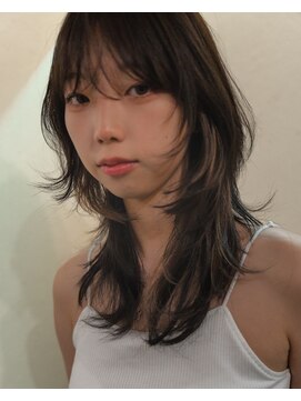 ディスアンドザット あびこ店(THIS&THAT) Hair by ryu 【ロングレイヤー　パールベージュ】