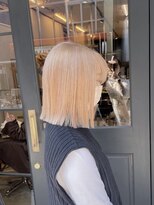 アソビ(Asobi)&nbsp;【ブリーチ3回】タッセルボブ×ブロンドベージュ