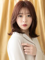 カバーヘア イヴ 戸頭店(COVER HAIR EVE) ボルドーカラーくびれヘア抜け感ロングウルフ316Z戸頭30代40代