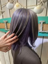 ラウレア(LAULEA)&nbsp;アンブレラカラー×シルバー×パープル