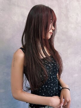 Red brown ＋ layer cut