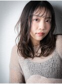 エアウェーブパーマグ抜け感ミディアムレイヤーz浦和20代30代