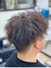 [メンズ限定]カット顔剃り+パーマ＋カラー