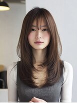 ダル 渋谷/表参道(DAL.)&nbsp;レイヤーカット髪質改善カラー透明感カラー顔まわりカット