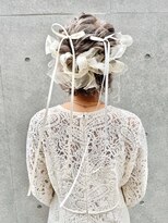 ケンジ 横浜(KENJE)&nbsp;ボブアレンジ/ボブヘアセット/リボン/結婚式/二次会