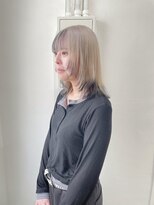 ミュー(Mu)&nbsp;デザインカラー　ホワイトベージュ　フェイクブラック