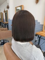 リープ(leap hair)&nbsp;オリーブベージュ × ボブ