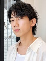 ローネス 表参道(LONESS) センターパート×シャドウパーマ