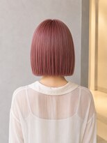 アースオーセンティック 立川店(EARTH Authentic)&nbsp;ピンクベージュ×タッセルボブ