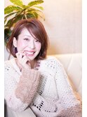 大人系ボブ