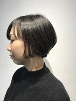 ヘアデザインアトリエ キャンプス(hair design atelier Camps) 担当 竹内       黒髪   ショートボブ