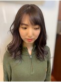 インナーカラー、カット