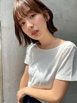 シー バイ ロンド 新宿(Sea by Lond)&nbsp;【藤原三知代】外ハネワンカールフォギーベージュ