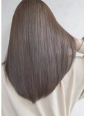 【髪質改善縮毛矯正】柔らかミルクチョコレートカラー