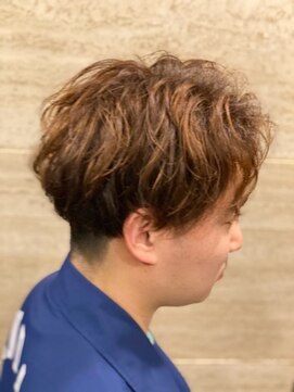 プレミアムバーバー 目黒店(PREMIUM BARBER produce by HIRO GINZA) メッシュカラー/マッシュスタイル