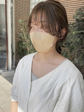 デイジー(Daisy) 天神 大名 ミントベージュ 顔周りカット