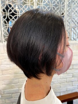 スイッチヘアー ティエス(SWITCH HAIR T.ES) 前髪なし　ショートボブ