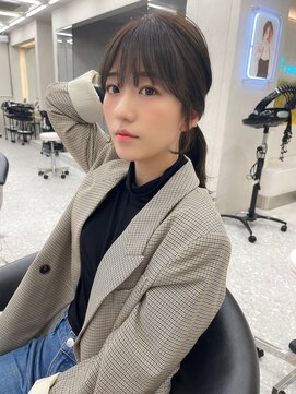 ロンド マーレ 天神大名店(Lond mare) 韓国ヘア　レイヤーカット　顔周りカット　前髪カット　レイヤー