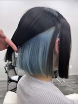 バレ(BALE)&nbsp;滋賀/草津/インナーカラー/水色カラー/インナーブルー/ブリーチ