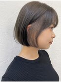 柔らかグレージュ×インナーベージュ
