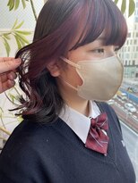 Goofy銀座/フェイスフレーミング/ピンクパープル/インナーカラー