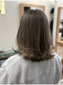 透明感アッシュブラウン[池袋/髪質改善]