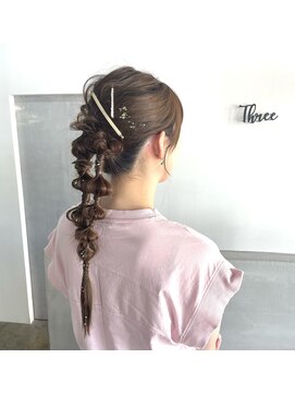 スリー(Three) 【Three萩原/大分/miya】特別な日のツインアレンジ