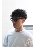 波巻きハイライトアップバングツーブロックマッシュ