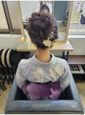 【ヘアセットサロンfrst】お団子アレンジ♪
