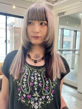 デート 下北沢(DATE) ダブルカラーベージュカラーケアブリーチカラーハイトーンカラー