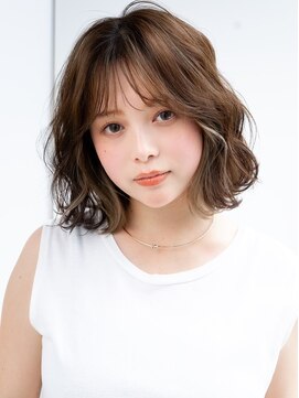 レノラ 本町(LENORA) 20代30代大人かわいいナチュラル暗髪ゆるめパーマヘア