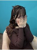 編み上げハーフツイン