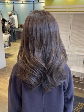 キートスバイガーランド (Kiitos by Garland) ツヤ髪ニュアンスカラー透明感グレージュカラーくびれヘア