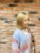 ファーレンピュアスウィート(fahren-pure-suite)&nbsp;切りっぱなしボブ/ハイトーンカラー