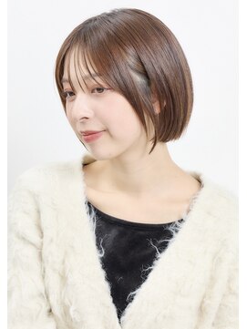 ミチオ ノザワ ヘアサロン ギンザ(Michio Nozawa HAIR SALON Ginza) まとまる丸みボブ×似合わせカット【瀧上丈司】