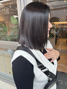 マルフェ 天王寺(marfe) 大人ブラウン 艶髪 チョコレートブラウン透明感カラー髪質改善