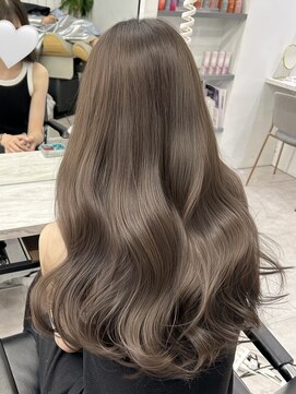 アマトウキョウ アユンチェ(AMA TOKYO×AYUNCHE) ミルクティーベージュ アッシュベージュ 透明感カラー