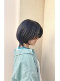 伸ばしかけショートボブウルフ