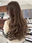 ハイライトバレイヤージュダブルカラーケアブリーチ30代40代