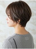 白髪染め/白髪ぼかし/ハイライト/ショートレイヤー