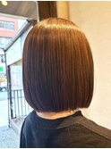 ボブ/切りっぱなしボブ/顔まわり/髪質改善