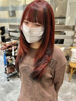 ルチア ヘア ステラ 京都店(Lucia hair stella)&nbsp;ピンクカラー/髪質改善ストレート/学割U24/京都/河原町/