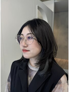 カームバイブージー(CALME by bougie) ウルフレイヤー×インナーカラー