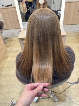 ニューヨークニューヨーク 姫路広畑店(NYNY) ブリーチ20代30代40代50代小顔◎ハイトーンベージュ