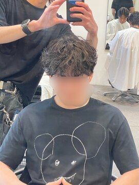 ヘア サークル ジープ 石井店(hair circle geep) シャドウ×フェザーパーマ